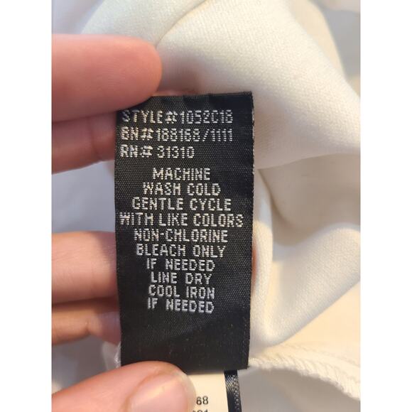 Iz byer small womens sheer overlay blouse - Picture 5 of 7